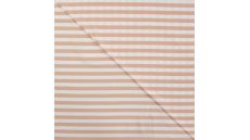 Yd Stripe - Dusty Salmon/White 1 cm