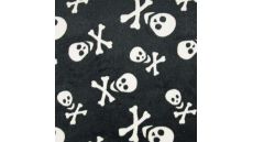 Fleece Jacquard Print - Skull