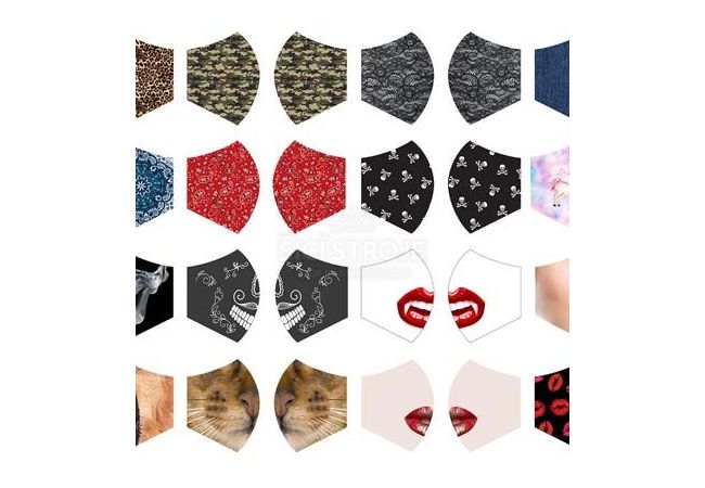 Cott Poplin Digi Panel - Poplin Mask Panel 85 X 145 cm