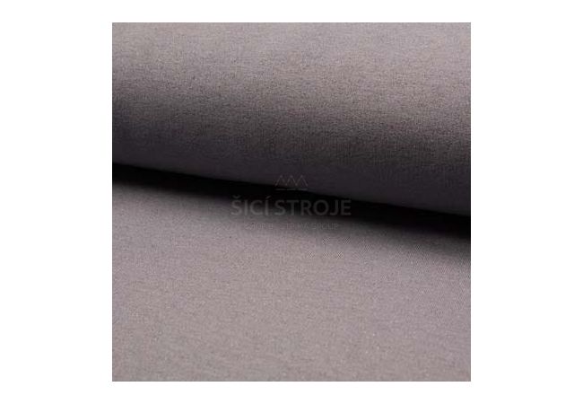 French Terry Glitter - Light Grey