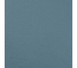 Mušelín / dvojitá gázovina - dusty blue