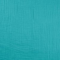 Mušelín / dvojitá gázovina - turquoise