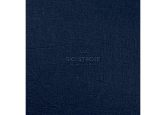 Mušelín / dvojitá gázovina - jeans