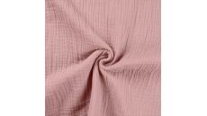 Mušelín / dvojitá gázovina - dusty rose