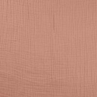 Mušelín / dvojitá gázovina - dusty rose