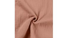 Mušelín / dvojitá gázovina - dusty rose
