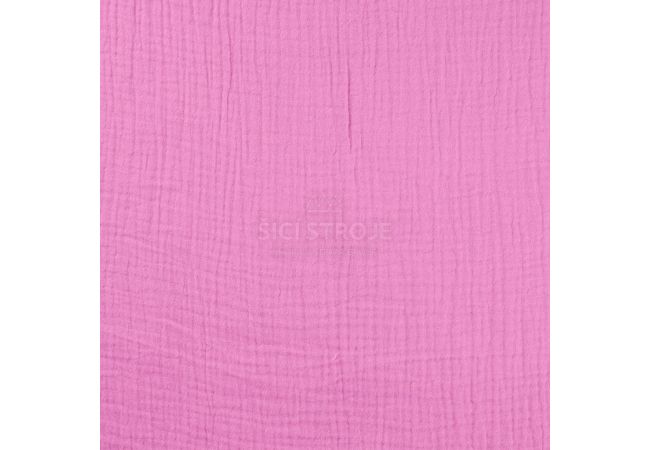 Mušelín / dvojitá gázovina - fuchsia
