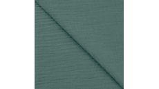 Mušelín / dvojitá gázovina - dusty green