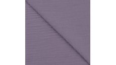 Mušelín / dvojitá gázovina - dusty lilac