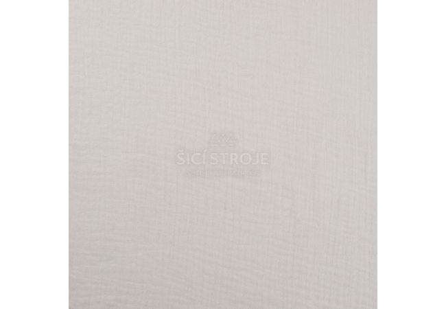 Mušelín / dvojitá gázovina - optical white