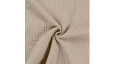 Mušelín / dvojitá gázovina - beige