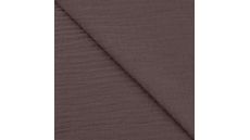 Mušelín / dvojitá gázovina - dusty brown