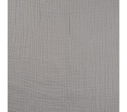 Mušelín / dvojitá gázovina - silver grey