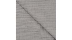 Mušelín / dvojitá gázovina - silver grey