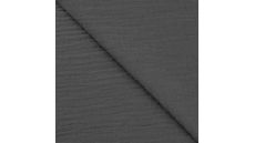 Mušelín / dvojitá gázovina - dark grey