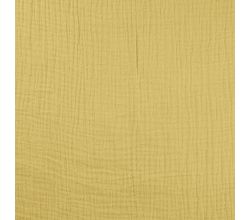 Mušelín / dvojitá gázovina - soft yellow