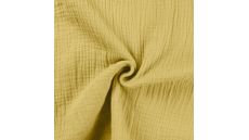 Mušelín / dvojitá gázovina - soft yellow