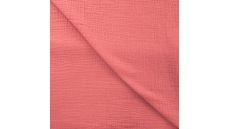 Mušelín / dvojitá gázovina - pink neon