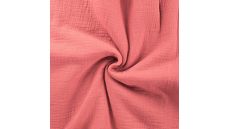Mušelín / dvojitá gázovina - pink neon