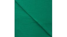 Mušelín / dvojitá gázovina - emerald