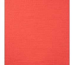 Mušelín / dvojitá gázovina - coral