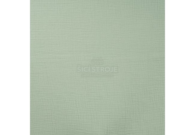 Mušelín / dvojitá gázovina - pastel mint