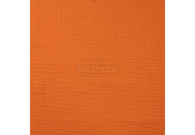 Mušelín / dvojitá gázovina - orange neon