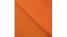 Mušelín / dvojitá gázovina - orange neon