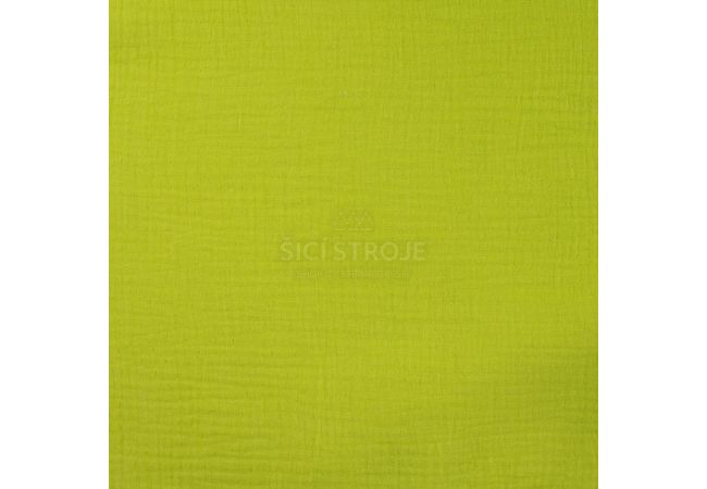 Mušelín / dvojitá gázovina - yellow neon