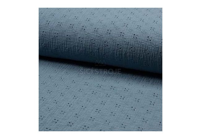 Bambino Embroidery - Dusty Blue