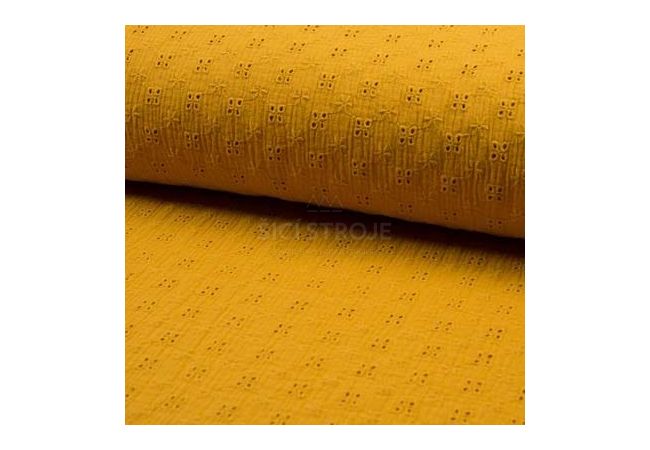 Bambino Embroidery - Ochre