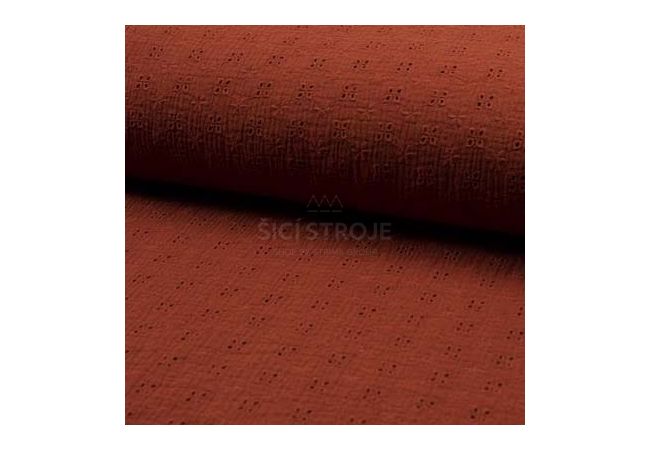 Bambino Embroidery - Rust