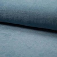 Jersey Fine Rib - Dusty Blue