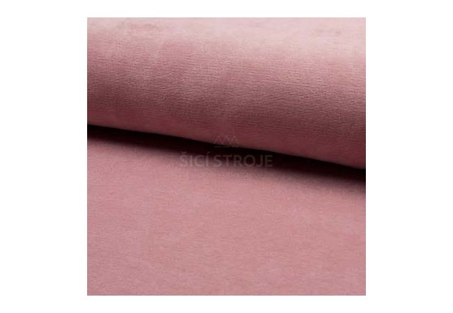 Jersey Fine Rib - Dusty Rose