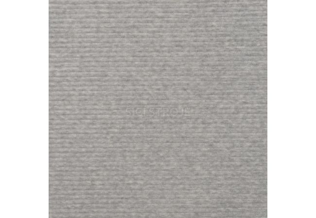 Jersey Corduroy - Light Grey Melange