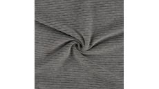 Jersey Corduroy - Dark Grey Melange