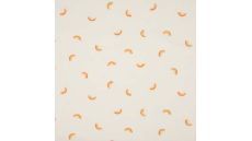 Nicky Velour Print - Rainbows, Ecru