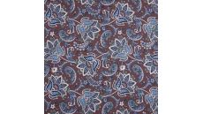 French terry s ornamentmi - fialová