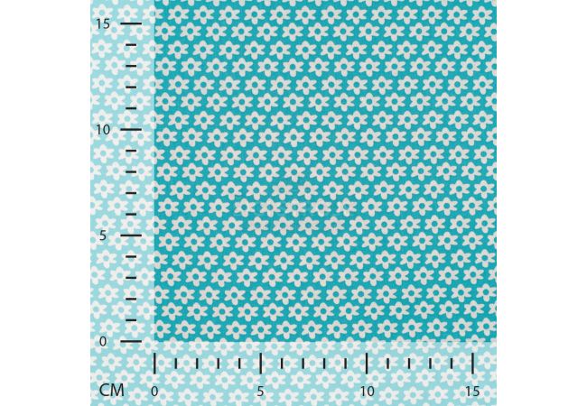 Minimals "Daisy" - Flower, Aqua/White