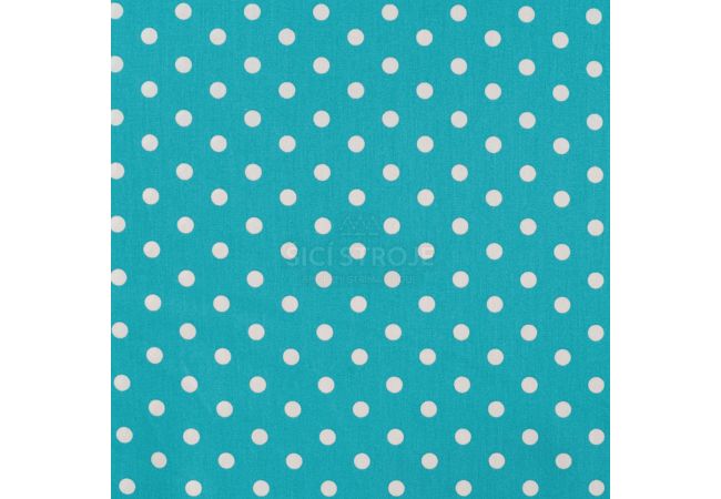 Minimals "Daisy" - Big Dot, Aqua/White