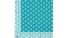 Minimals "Daisy" - Big Dot, Aqua/White
