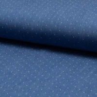 Chambray Dobby - Medium Blue