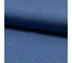 Chambray Dobby - Medium Blue