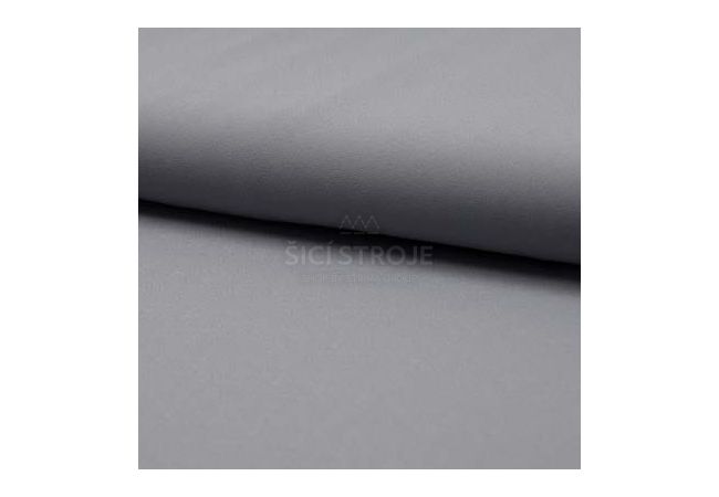 Dubbel Crepe Georgette - Mid Grey