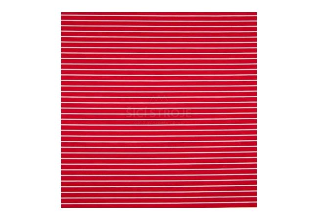 Punta Yarn Dyed Stripes - Red White Small 0,3 x 0,8 cm