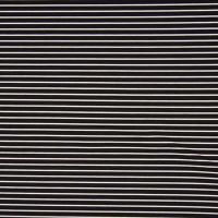 Punta Yarn Dyed Stripes - Black White Small 0,3 x 0,8 cm