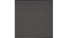 Punta Yarn Dyed Stripes - Black White Small 0,3 x 0,8 cm