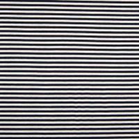 Viscose/EA Stripes - Navy 0,5 x 0,5 cm