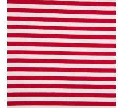 Yarn Dyed French Terry - Red/White 1,3 x 1,3 cm