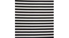 Yarn Dyed French Terry - Black/White 1,3 x 1,3 cm